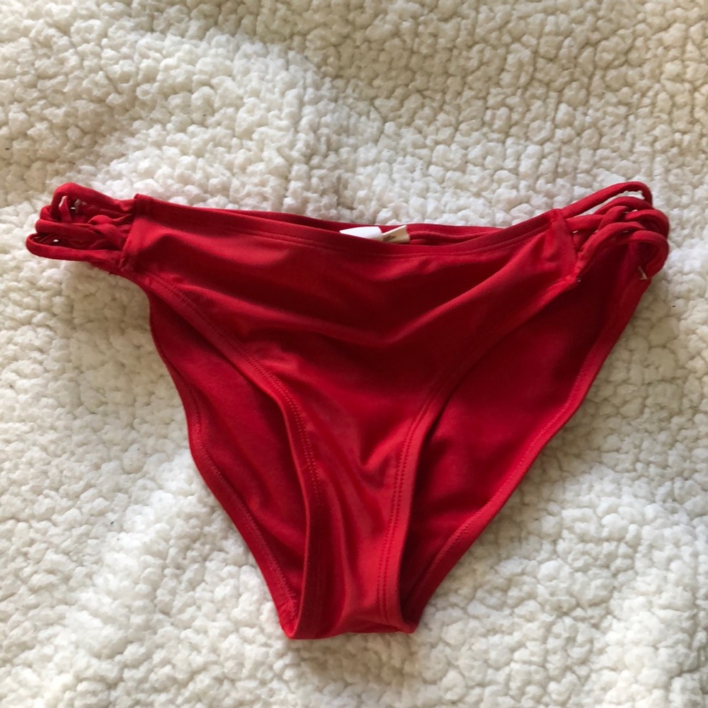 SO Red Bikini Bottom Medium